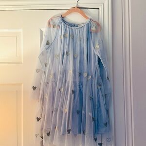 Stella McCartney Kids Blue Heart Dress